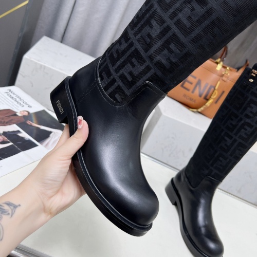 Cheap Fendi Fashion Boots For Women #1258655 Replica Wholesale [$130.00 USD] [ITEM#1258655] on Replica Fendi Fashion Boots