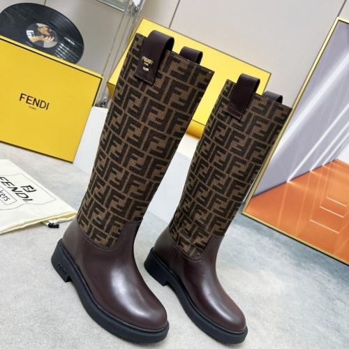 Cheap Fendi Fashion Boots For Women #1258658 Replica Wholesale [$132.00 USD] [ITEM#1258658] on Replica Fendi Fashion Boots