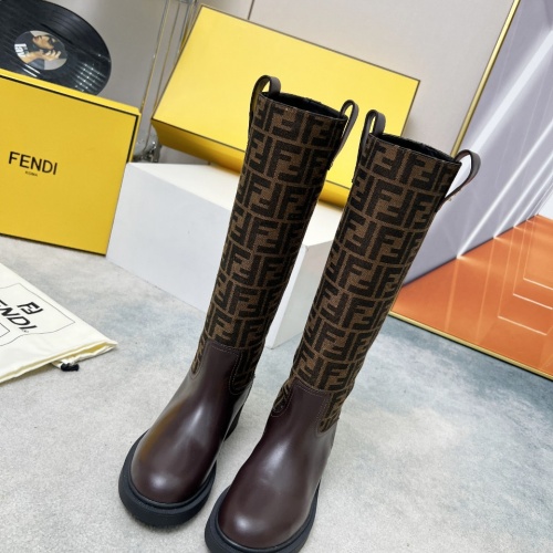 Cheap Fendi Fashion Boots For Women #1258658 Replica Wholesale [$132.00 USD] [ITEM#1258658] on Replica Fendi Fashion Boots