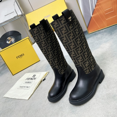 Cheap Fendi Fashion Boots For Women #1258659 Replica Wholesale [$132.00 USD] [ITEM#1258659] on Replica Fendi Fashion Boots