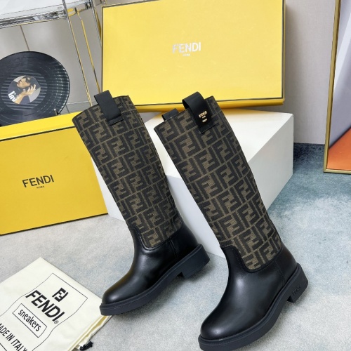 Cheap Fendi Fashion Boots For Women #1258659 Replica Wholesale [$132.00 USD] [ITEM#1258659] on Replica Fendi Fashion Boots