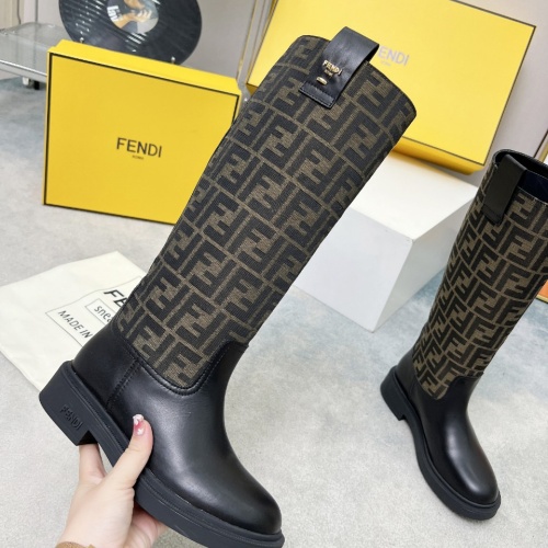 Cheap Fendi Fashion Boots For Women #1258659 Replica Wholesale [$132.00 USD] [ITEM#1258659] on Replica Fendi Fashion Boots