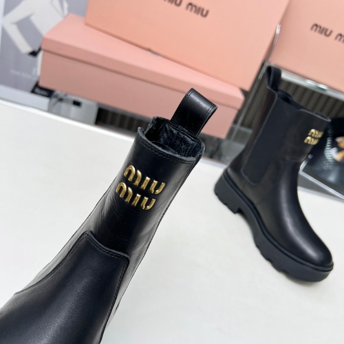 Cheap MIU MIU Boots For Women #1258662 Replica Wholesale [$108.00 USD] [ITEM#1258662] on Replica MIU MIU Boots