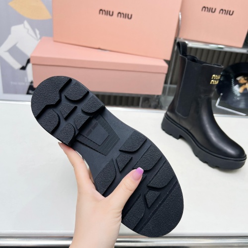 Cheap MIU MIU Boots For Women #1258662 Replica Wholesale [$108.00 USD] [ITEM#1258662] on Replica MIU MIU Boots