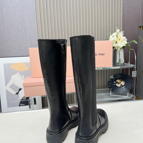 Cheap MIU MIU Boots For Women #1258663 Replica Wholesale [$140.00 USD] [ITEM#1258663] on Replica MIU MIU Boots