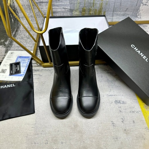 Cheap Chanel Boots For Women #1258668 Replica Wholesale [$108.00 USD] [ITEM#1258668] on Replica Chanel Boots