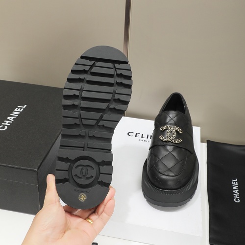 Cheap Chanel Leather Shoes For Women #1258670 Replica Wholesale [$105.00 USD] [ITEM#1258670] on Replica Chanel Leather Shoes