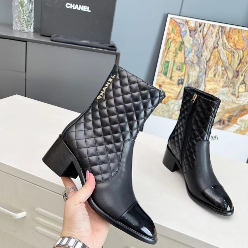 Cheap Chanel Boots For Women #1258682 Replica Wholesale [$115.00 USD] [ITEM#1258682] on Replica Chanel Boots