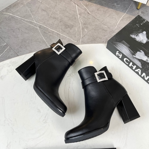 Cheap Chanel Boots For Women #1258684 Replica Wholesale [$98.00 USD] [ITEM#1258684] on Replica Chanel Boots