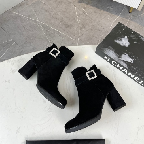 Cheap Chanel Boots For Women #1258686 Replica Wholesale [$98.00 USD] [ITEM#1258686] on Replica Chanel Boots