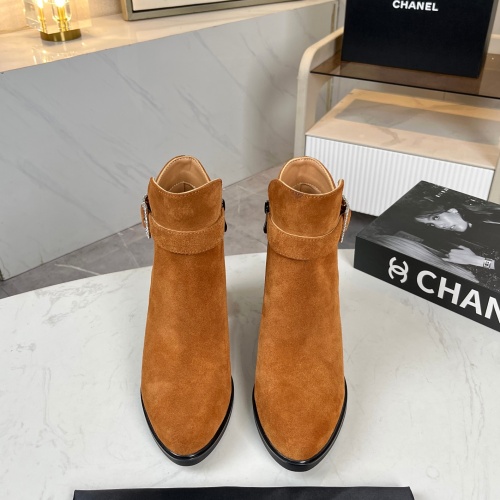 Cheap Chanel Boots For Women #1258688 Replica Wholesale [$98.00 USD] [ITEM#1258688] on Replica Chanel Boots