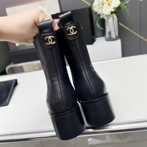 Cheap Chanel Boots For Women #1258697 Replica Wholesale [$102.00 USD] [ITEM#1258697] on Replica Chanel Boots