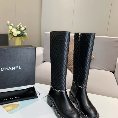 Cheap Chanel Boots For Women #1258700 Replica Wholesale [$140.00 USD] [ITEM#1258700] on Replica Chanel Boots