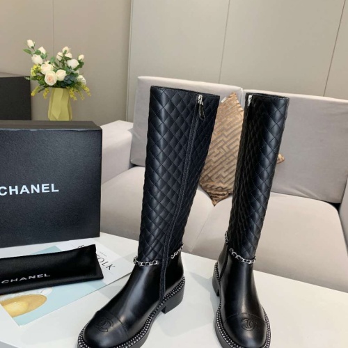 Cheap Chanel Boots For Women #1258700 Replica Wholesale [$140.00 USD] [ITEM#1258700] on Replica Chanel Boots