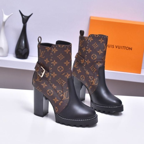 Cheap Louis Vuitton Boots For Women #1258706 Replica Wholesale [$96.00 USD] [ITEM#1258706] on Replica Louis Vuitton Boots