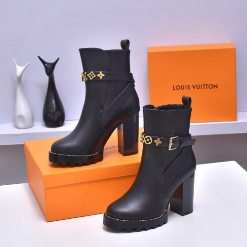 Cheap Louis Vuitton Boots For Women #1258708 Replica Wholesale [$98.00 USD] [ITEM#1258708] on Replica Louis Vuitton Boots