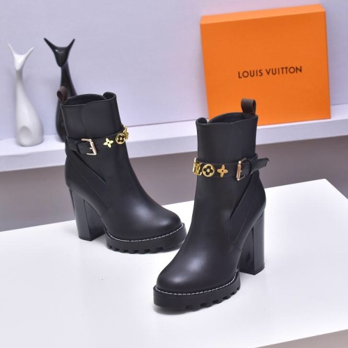 Cheap Louis Vuitton Boots For Women #1258708 Replica Wholesale [$98.00 USD] [ITEM#1258708] on Replica Louis Vuitton Boots