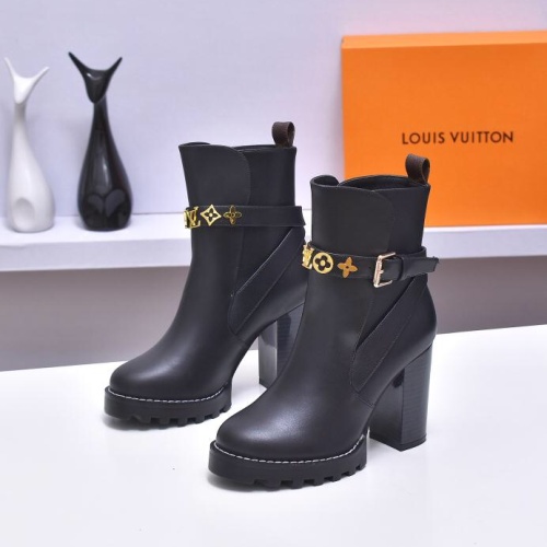 Cheap Louis Vuitton Boots For Women #1258708 Replica Wholesale [$98.00 USD] [ITEM#1258708] on Replica Louis Vuitton Boots