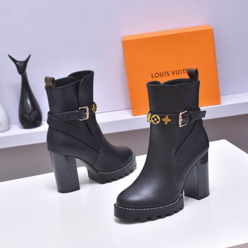 Cheap Louis Vuitton Boots For Women #1258708 Replica Wholesale [$98.00 USD] [ITEM#1258708] on Replica Louis Vuitton Boots