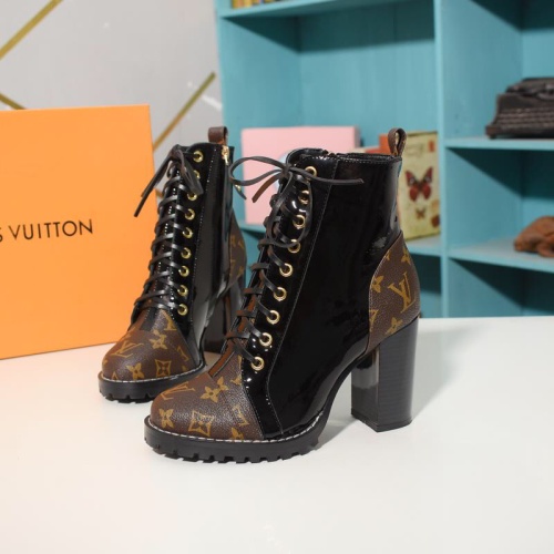 Cheap Louis Vuitton Boots For Women #1258709 Replica Wholesale [$92.00 USD] [ITEM#1258709] on Replica Louis Vuitton Boots