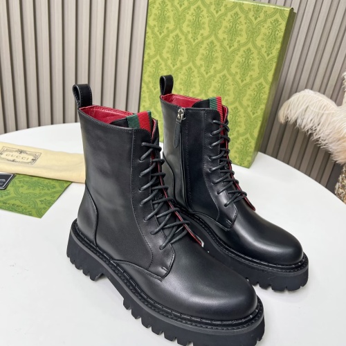 Cheap Gucci Boots For Women #1258710 Replica Wholesale [$115.00 USD] [ITEM#1258710] on Replica Gucci Boots