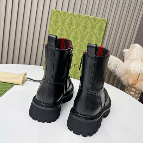 Cheap Gucci Boots For Women #1258710 Replica Wholesale [$115.00 USD] [ITEM#1258710] on Replica Gucci Boots