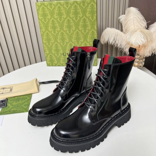 Cheap Gucci Boots For Women #1258711 Replica Wholesale [$115.00 USD] [ITEM#1258711] on Replica Gucci Boots