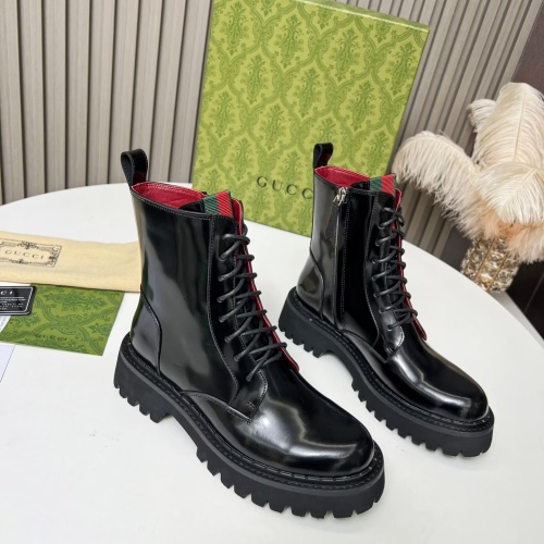 Cheap Gucci Boots For Women #1258711 Replica Wholesale [$115.00 USD] [ITEM#1258711] on Replica Gucci Boots