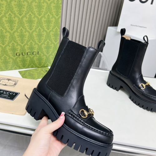 Cheap Gucci Boots For Women #1258712 Replica Wholesale [$118.00 USD] [ITEM#1258712] on Replica Gucci Boots