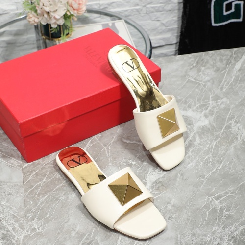 Cheap Valentino Slippers For Women #1258713 Replica Wholesale [$68.00 USD] [ITEM#1258713] on Replica Valentino Slippers