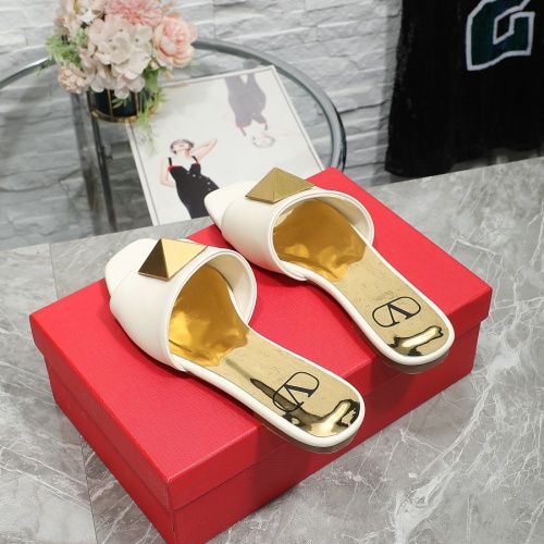 Cheap Valentino Slippers For Women #1258713 Replica Wholesale [$68.00 USD] [ITEM#1258713] on Replica Valentino Slippers