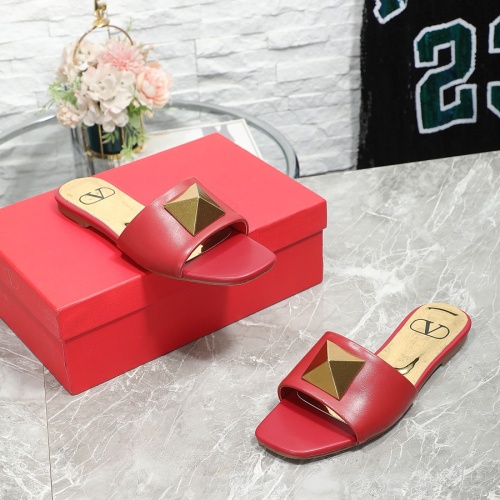 Cheap Valentino Slippers For Women #1258715 Replica Wholesale [$68.00 USD] [ITEM#1258715] on Replica Valentino Slippers