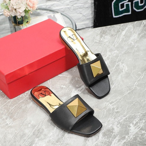 Cheap Valentino Slippers For Women #1258716 Replica Wholesale [$68.00 USD] [ITEM#1258716] on Replica Valentino Slippers