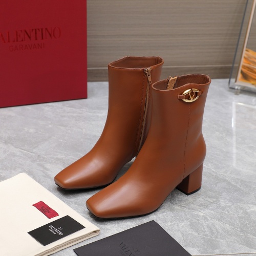 Cheap Valentino Boots For Women #1258763 Replica Wholesale [$130.00 USD] [ITEM#1258763] on Replica Valentino Boots