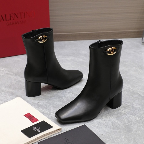 Cheap Valentino Boots For Women #1258764 Replica Wholesale [$130.00 USD] [ITEM#1258764] on Replica Valentino Boots