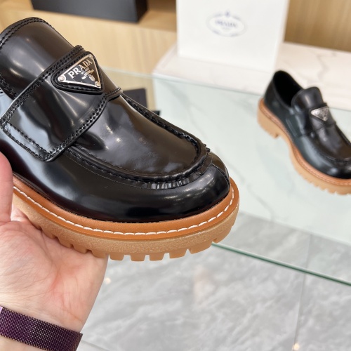 Cheap Prada Leather Shoes For Women #1258789 Replica Wholesale [$102.00 USD] [ITEM#1258789] on Replica Prada Leather Shoes