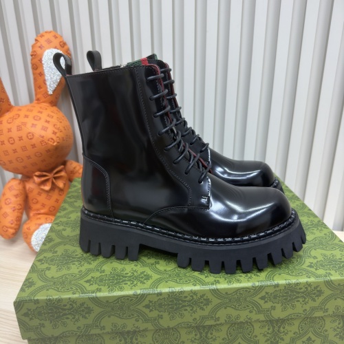 Cheap Gucci Boots For Women #1258802 Replica Wholesale [$118.00 USD] [ITEM#1258802] on Replica Gucci Boots