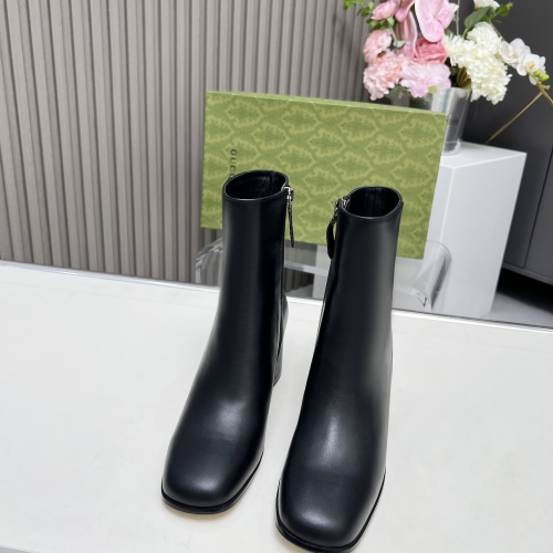 Cheap Gucci Boots For Women #1258805 Replica Wholesale [$122.00 USD] [ITEM#1258805] on Replica Gucci Boots