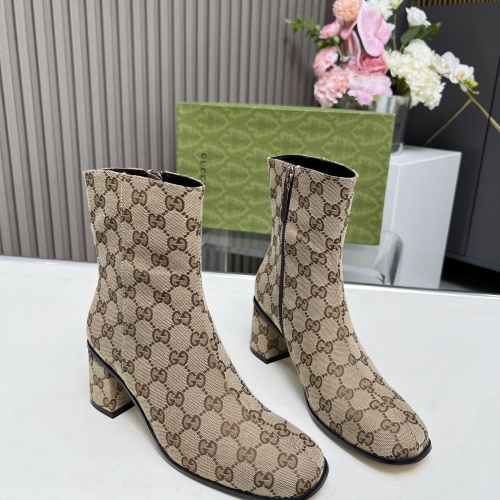 Cheap Gucci Boots For Women #1258806 Replica Wholesale [$122.00 USD] [ITEM#1258806] on Replica Gucci Boots