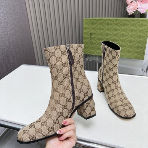 Cheap Gucci Boots For Women #1258806 Replica Wholesale [$122.00 USD] [ITEM#1258806] on Replica Gucci Boots