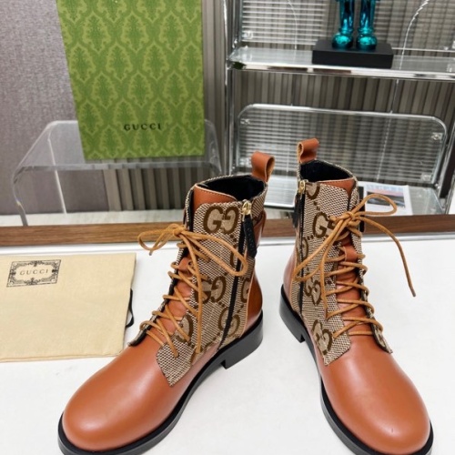 Cheap Gucci Boots For Women #1258809 Replica Wholesale [$102.00 USD] [ITEM#1258809] on Replica Gucci Boots