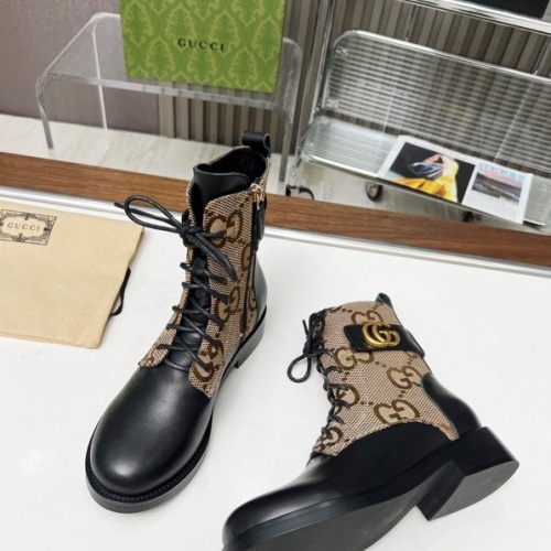 Cheap Gucci Boots For Women #1258810 Replica Wholesale [$102.00 USD] [ITEM#1258810] on Replica Gucci Boots