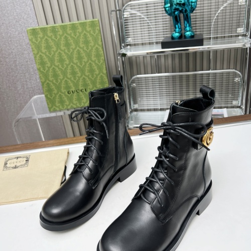 Cheap Gucci Boots For Women #1258812 Replica Wholesale [$105.00 USD] [ITEM#1258812] on Replica Gucci Boots