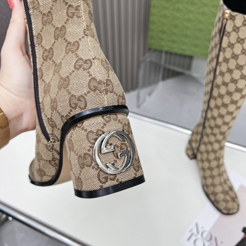 Cheap Gucci Boots For Women #1258814 Replica Wholesale [$155.00 USD] [ITEM#1258814] on Replica Gucci Boots