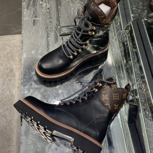 Cheap Louis Vuitton Boots For Women #1258815 Replica Wholesale [$115.00 USD] [ITEM#1258815] on Replica Louis Vuitton Boots