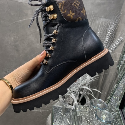 Cheap Louis Vuitton Boots For Women #1258815 Replica Wholesale [$115.00 USD] [ITEM#1258815] on Replica Louis Vuitton Boots