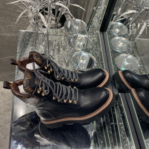 Cheap Louis Vuitton Boots For Women #1258815 Replica Wholesale [$115.00 USD] [ITEM#1258815] on Replica Louis Vuitton Boots