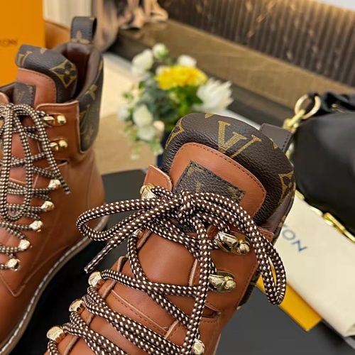 Cheap Louis Vuitton Boots For Women #1258816 Replica Wholesale [$115.00 USD] [ITEM#1258816] on Replica Louis Vuitton Boots