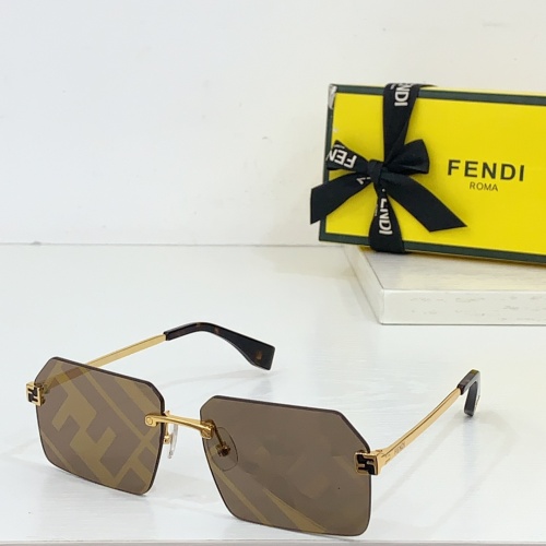 Cheap Fendi AAA Quality Sunglasses #1258887 Replica Wholesale [$64.00 USD] [ITEM#1258887] on Replica Fendi AAA Quality Sunglasses