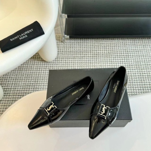 Cheap Yves Saint Laurent YSL Flat Shoes For Women #1258913 Replica Wholesale [$108.00 USD] [ITEM#1258913] on Replica Yves Saint Laurent YSL Flat Shoes